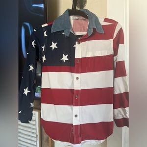 Boys, Roper Brand, Button up, long sleeve shirt. Size Large 12-14